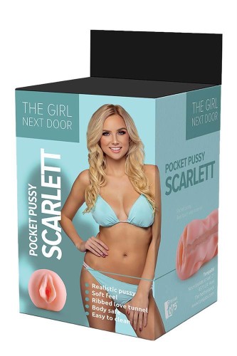 Masturbator Scarlett z kolekcji Dziewczyny z Sąsiedztwa – ciasna sztuczna pochwa