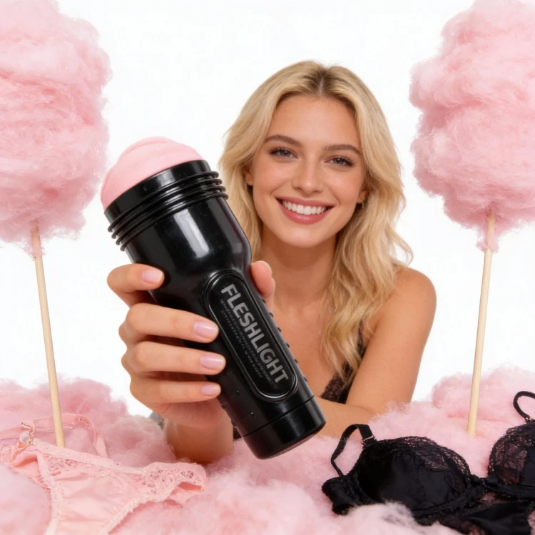 Fleshlight Pink Lady Vortex realistyczny masturbator męski ze spiralną teksturą