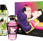 Shunga Fruity Kisses zestaw olejków do masażu i lubrykantu owocowego