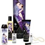 Zestaw erotyczny Shunga Carnal Pleasures 6 elementów z naszyjnikiem z pereł