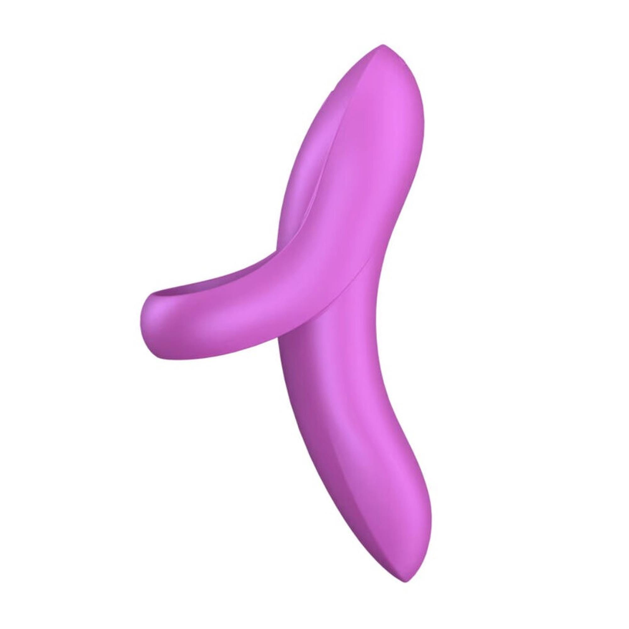Satisfyer Bold Lover Dark Pink – Uniwersalny Wibrator na Palec (Ciemny Róż)