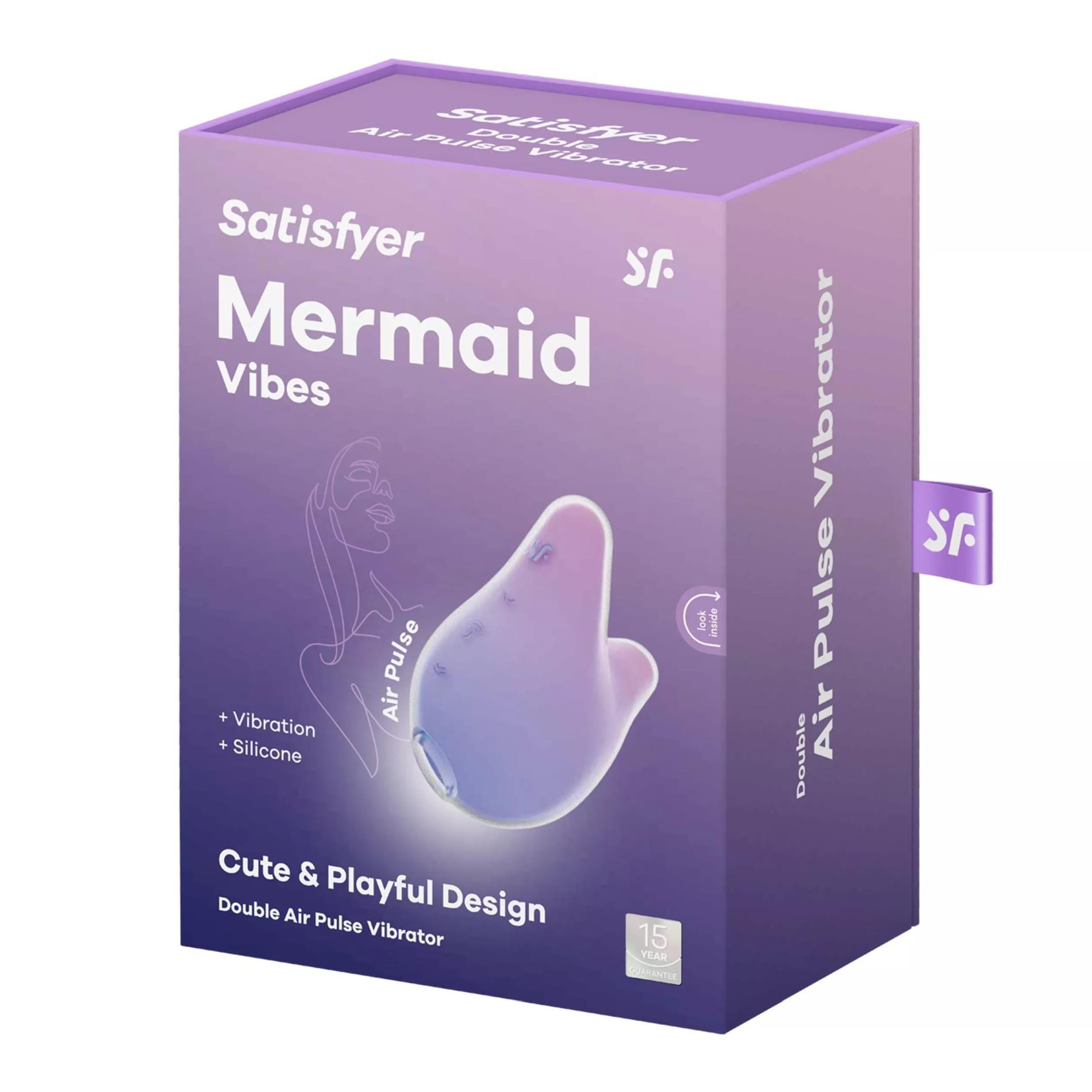 Satisfyer Mermaid Vibes  – Masażer Łechtaczki Air Pulse w Kształcie Syreniego Ogona