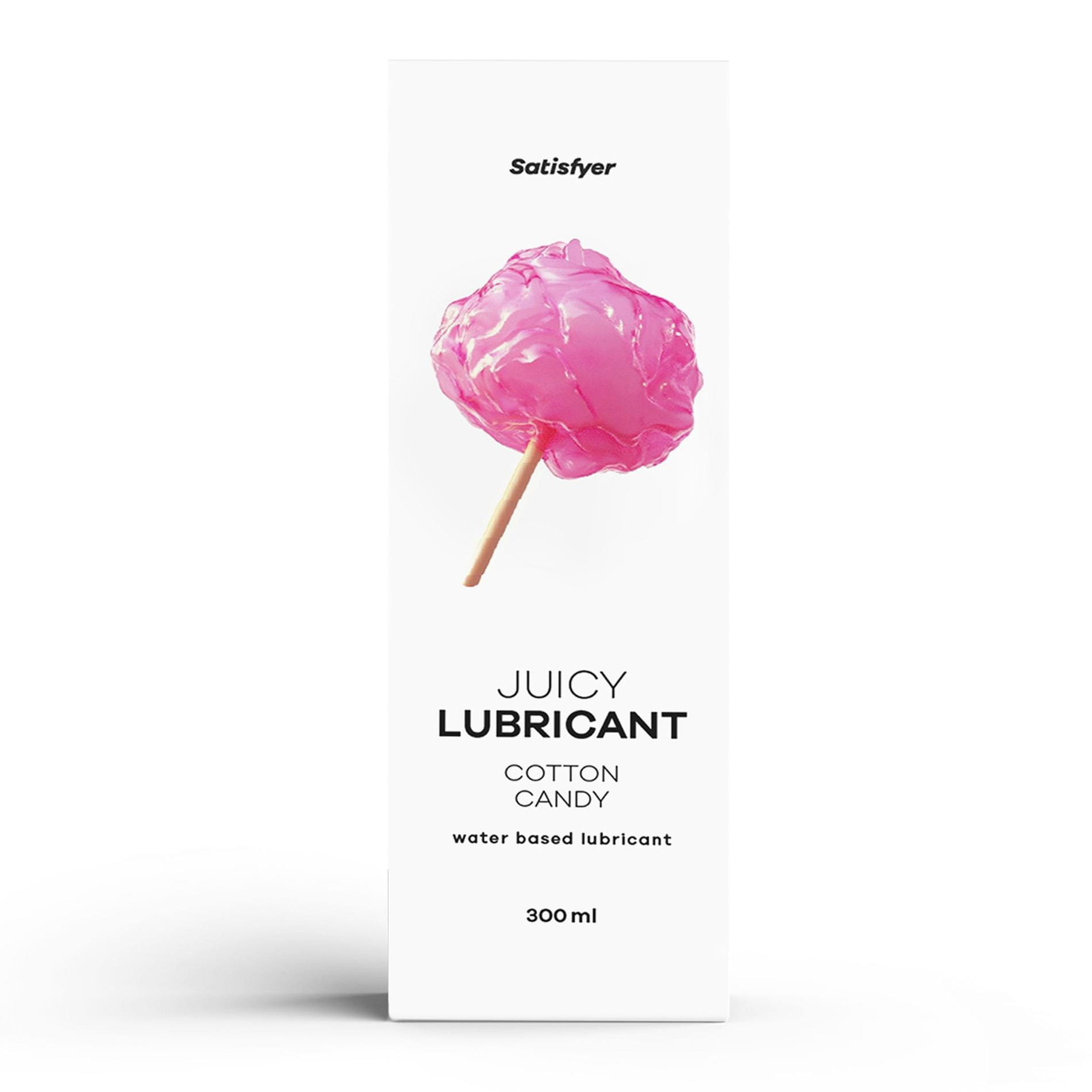 Satisfyer Juicy Cotton Candy – Słodki Lubrykant Wodny o Zapachu Waty Cukrowej (300 ml)