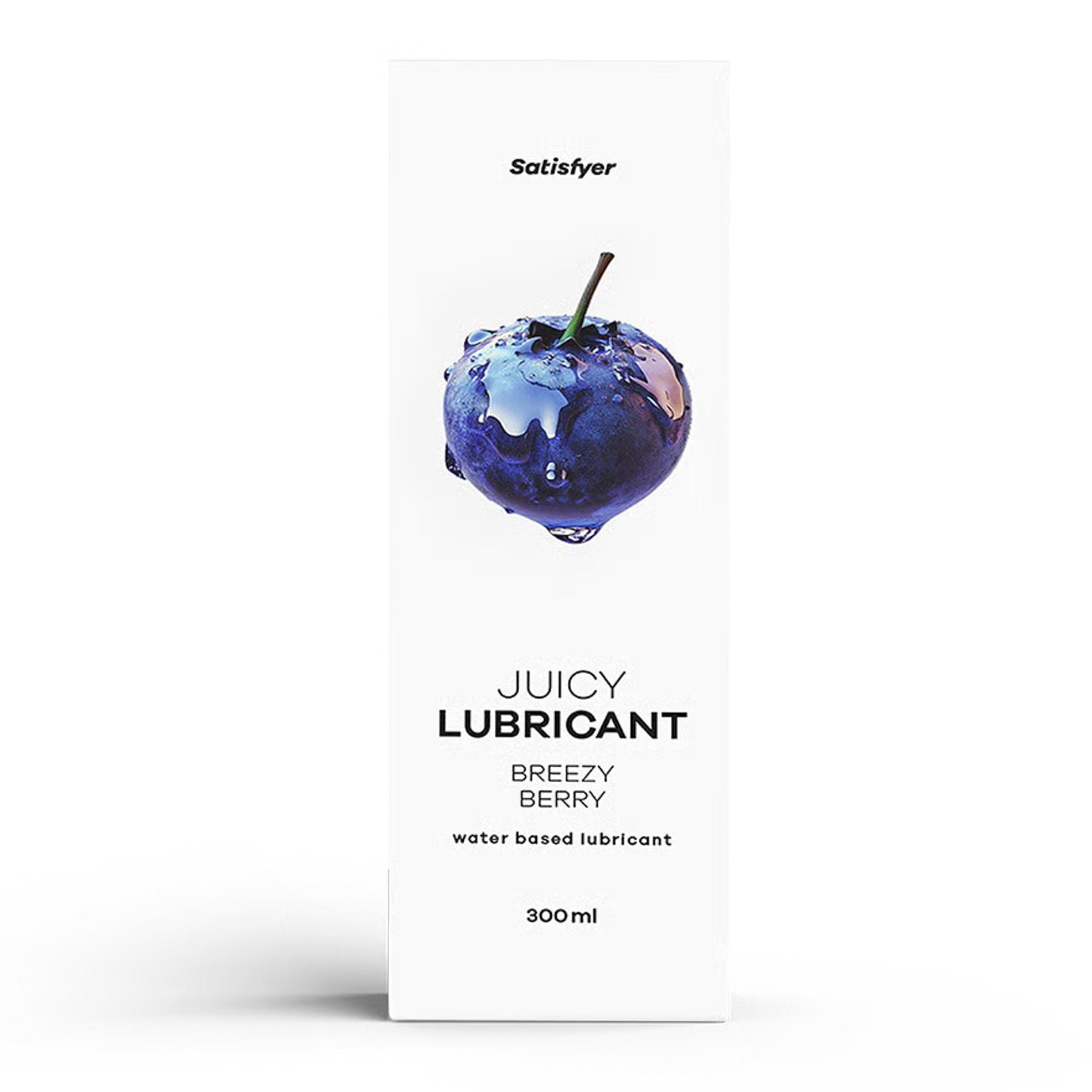 Satisfyer Breezy Berry – Jagodowy Lubrykant Wodny o Zapachu Leśnej Borówki (300 ml)