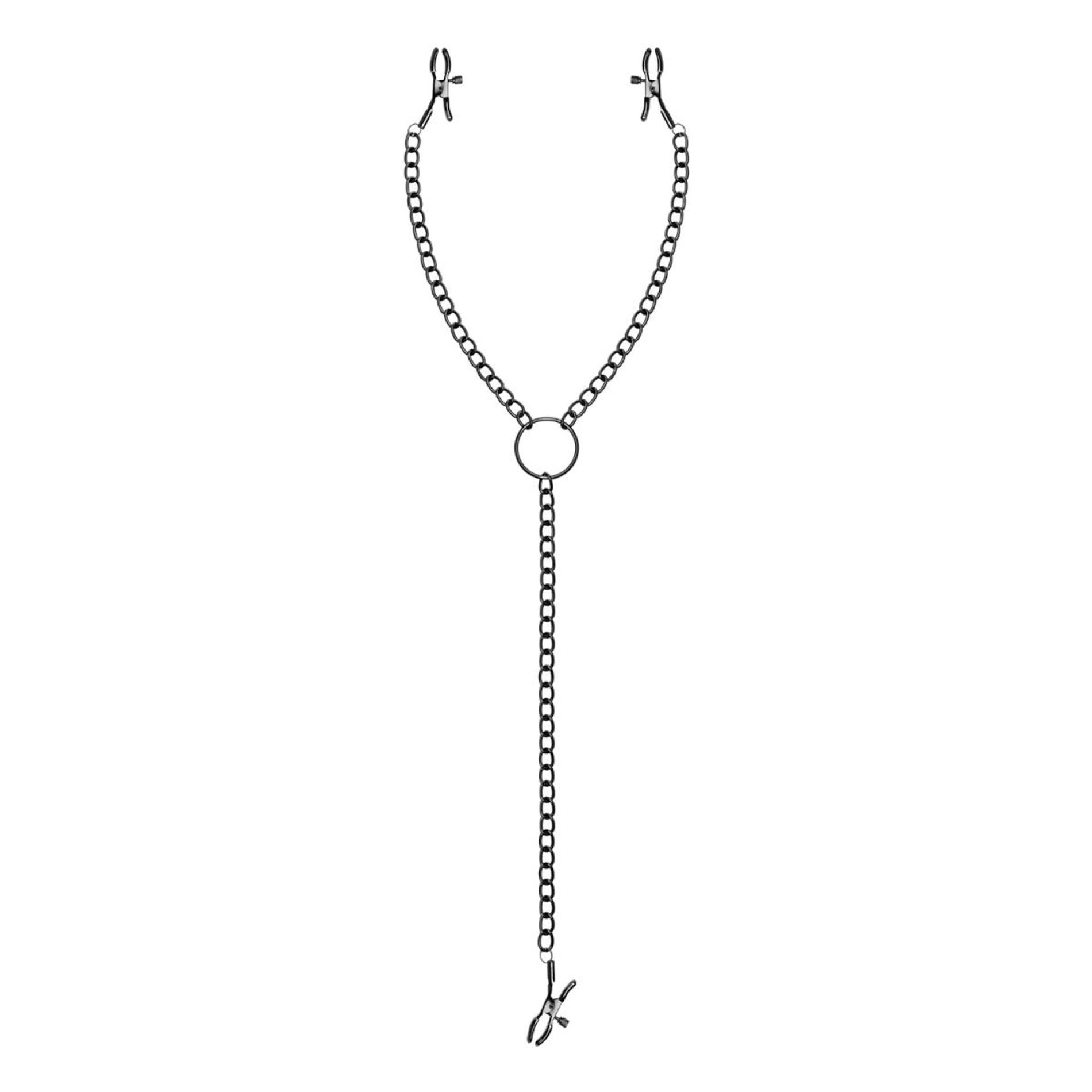 Bedroom Fantasies - Nipple & Clitoral Clamps Black