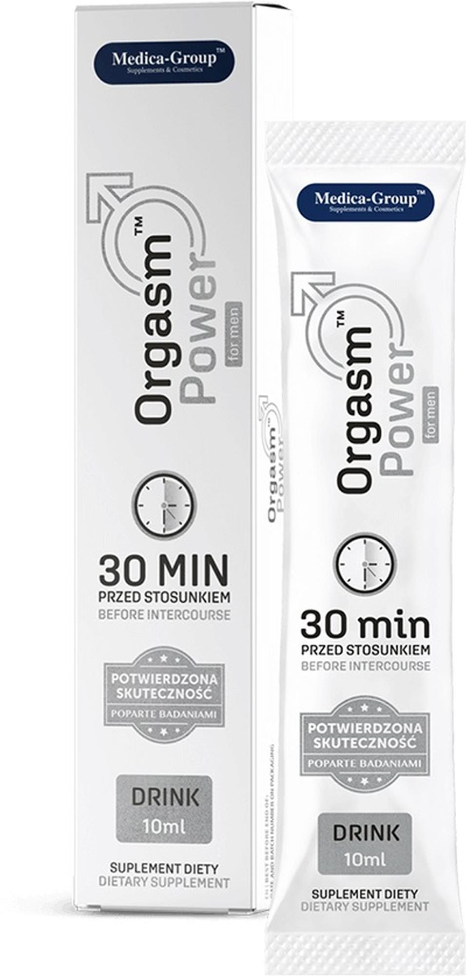 Medica-Group Orgasm Power for Men Drink – suplement diety dla mężczyzn na erekcję 10 ml