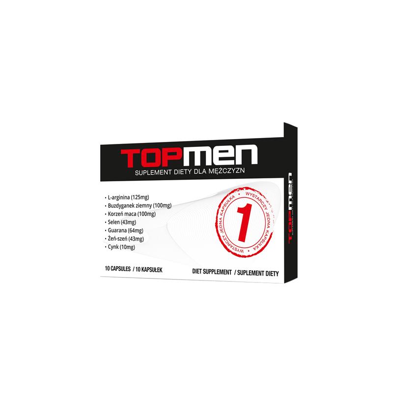 TopMen – suplement diety dla mężczyzn na erekcję 10 kapsułek