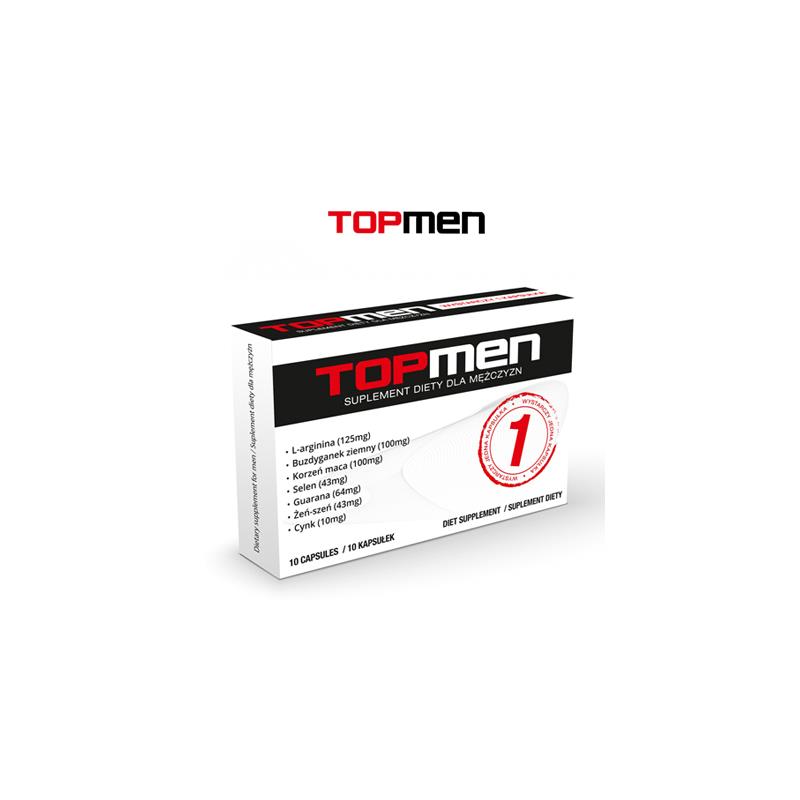 TopMen – suplement diety dla mężczyzn na erekcję 10 kapsułek