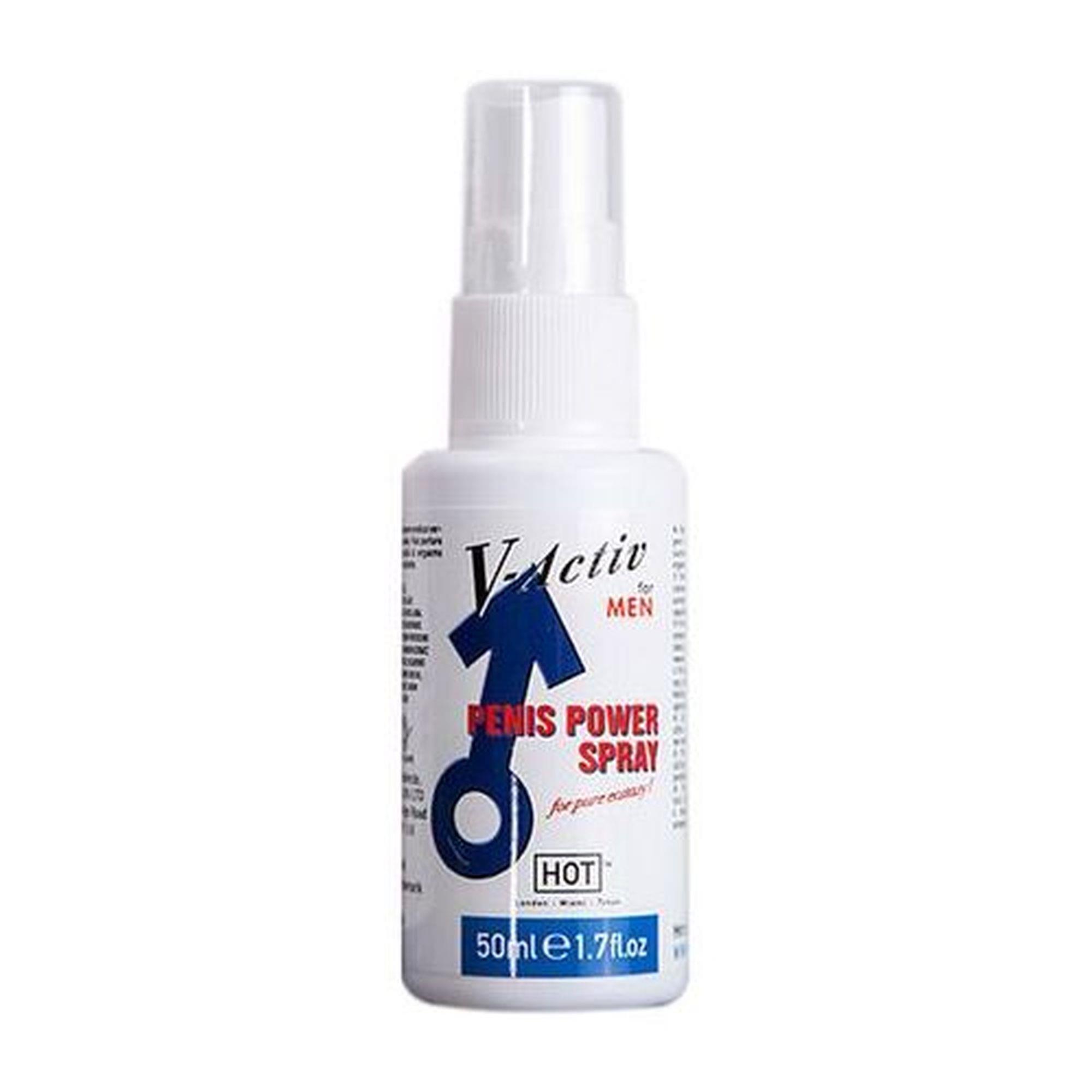 Hot V-Activ Penis Power Spray – krem na erekcję w sprayu z efektem opóźniającym 50 ml