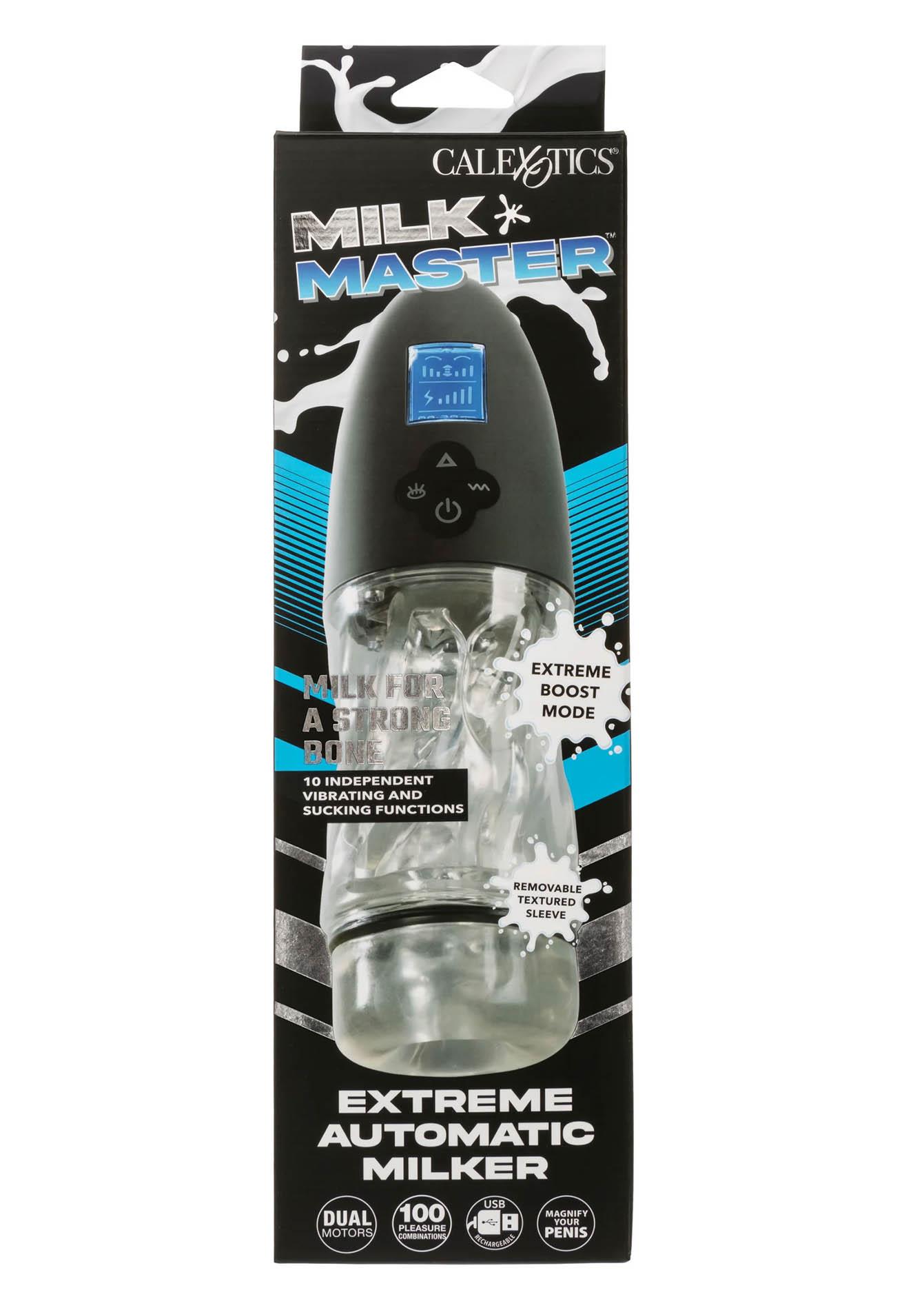 Masturbator automatyczny Extreme Milker – 100 trybów ssania i wibracji, tryb Boost