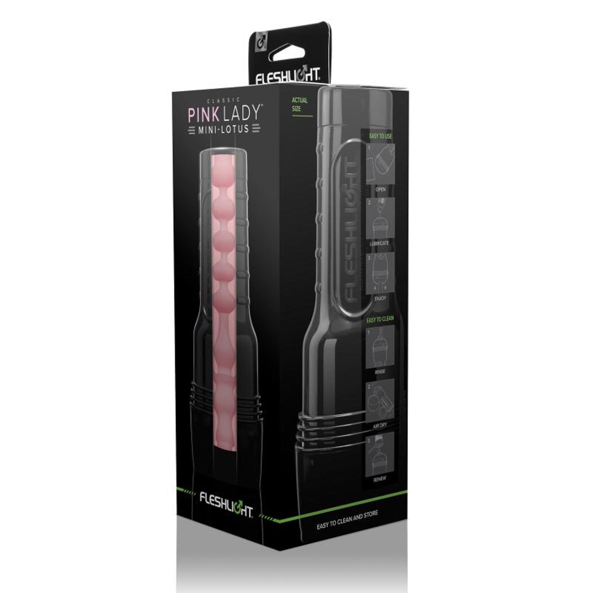 Fleshlight Pink Lady Mini Lotus realistyczny masturbator męski z regulacją ssania