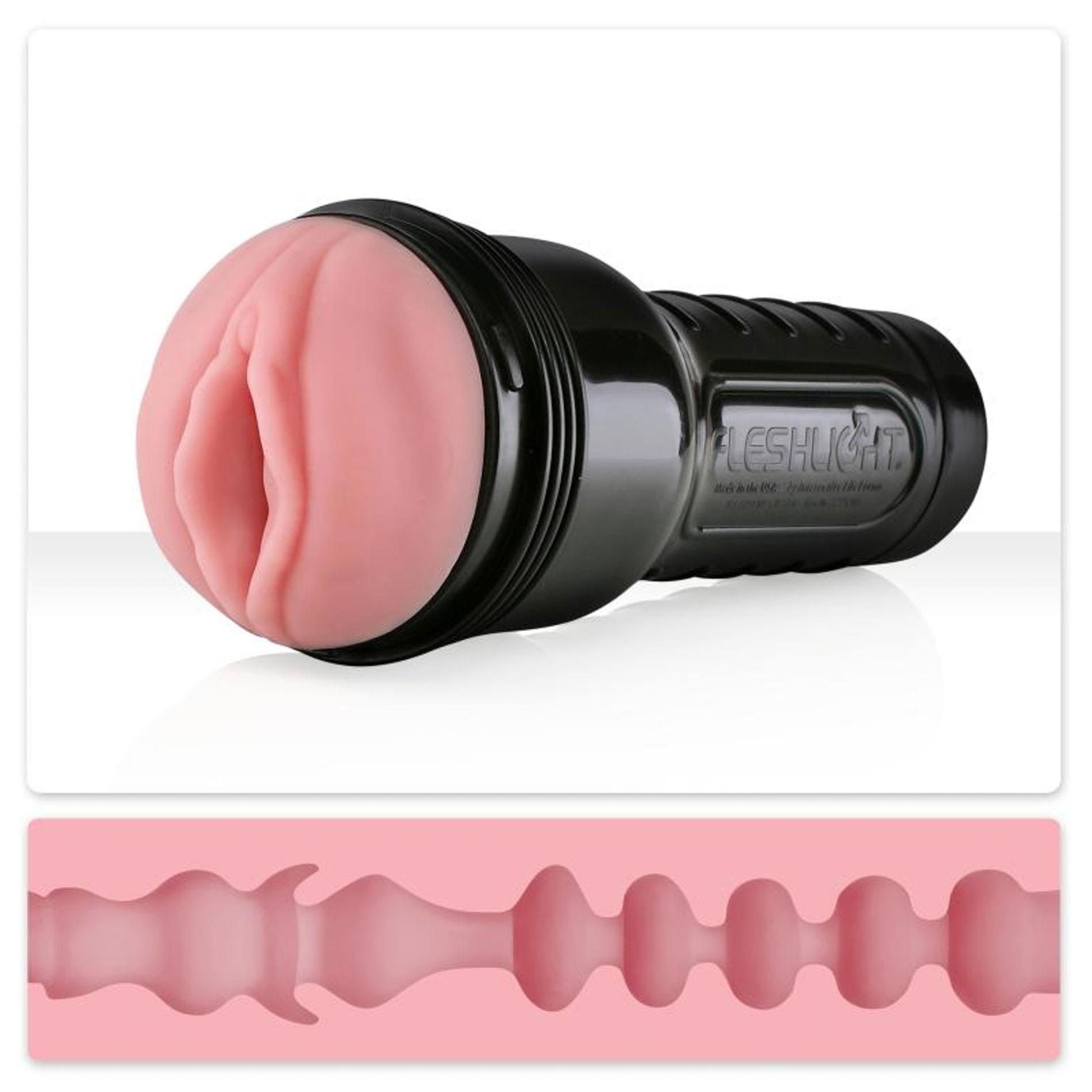 Fleshlight Pink Lady Mini Lotus realistyczny masturbator męski z regulacją ssania