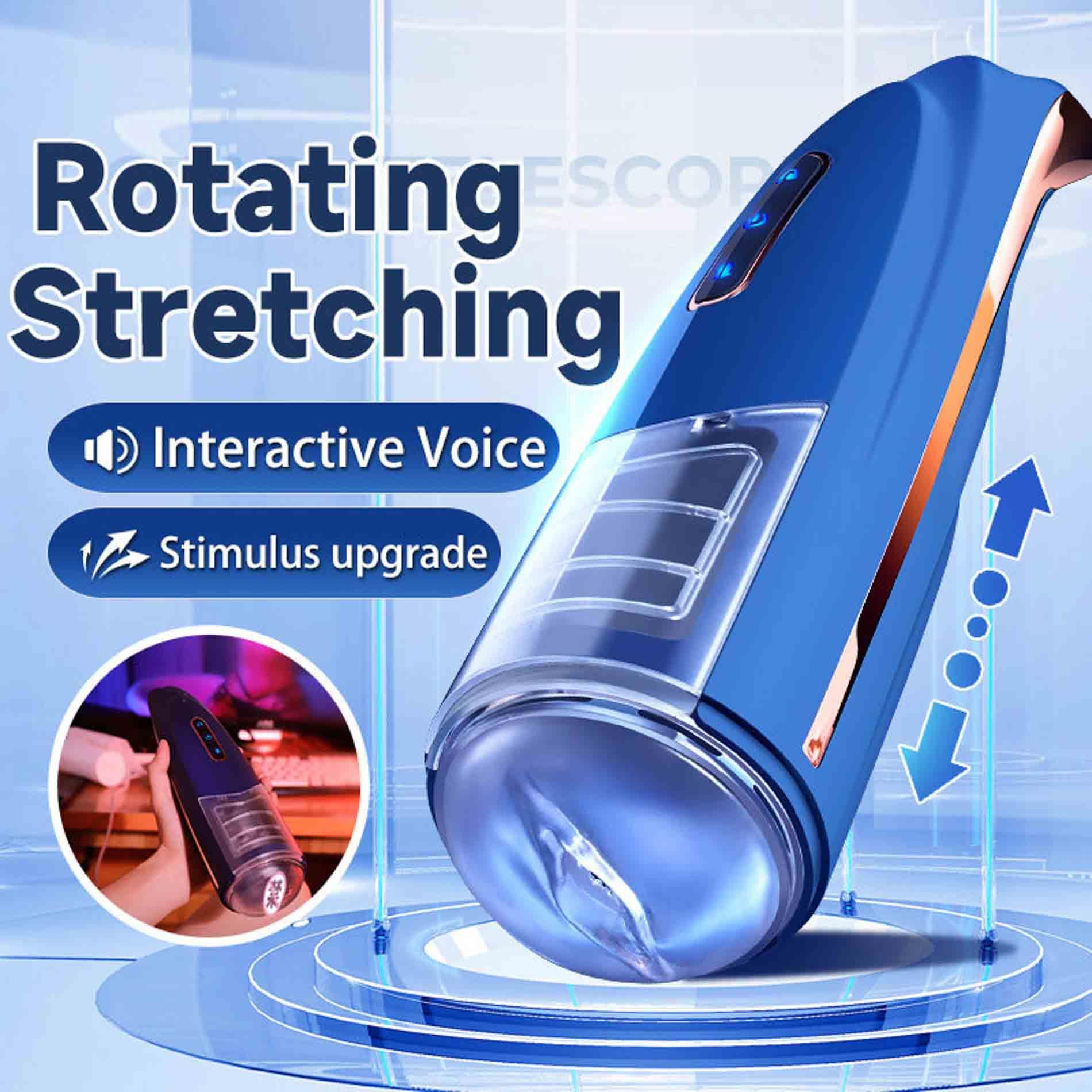 Masturbator automatyczny Lovesecret Premium Pro 2 – rotacja, ruch góra–dół i inteligentny dźwięk