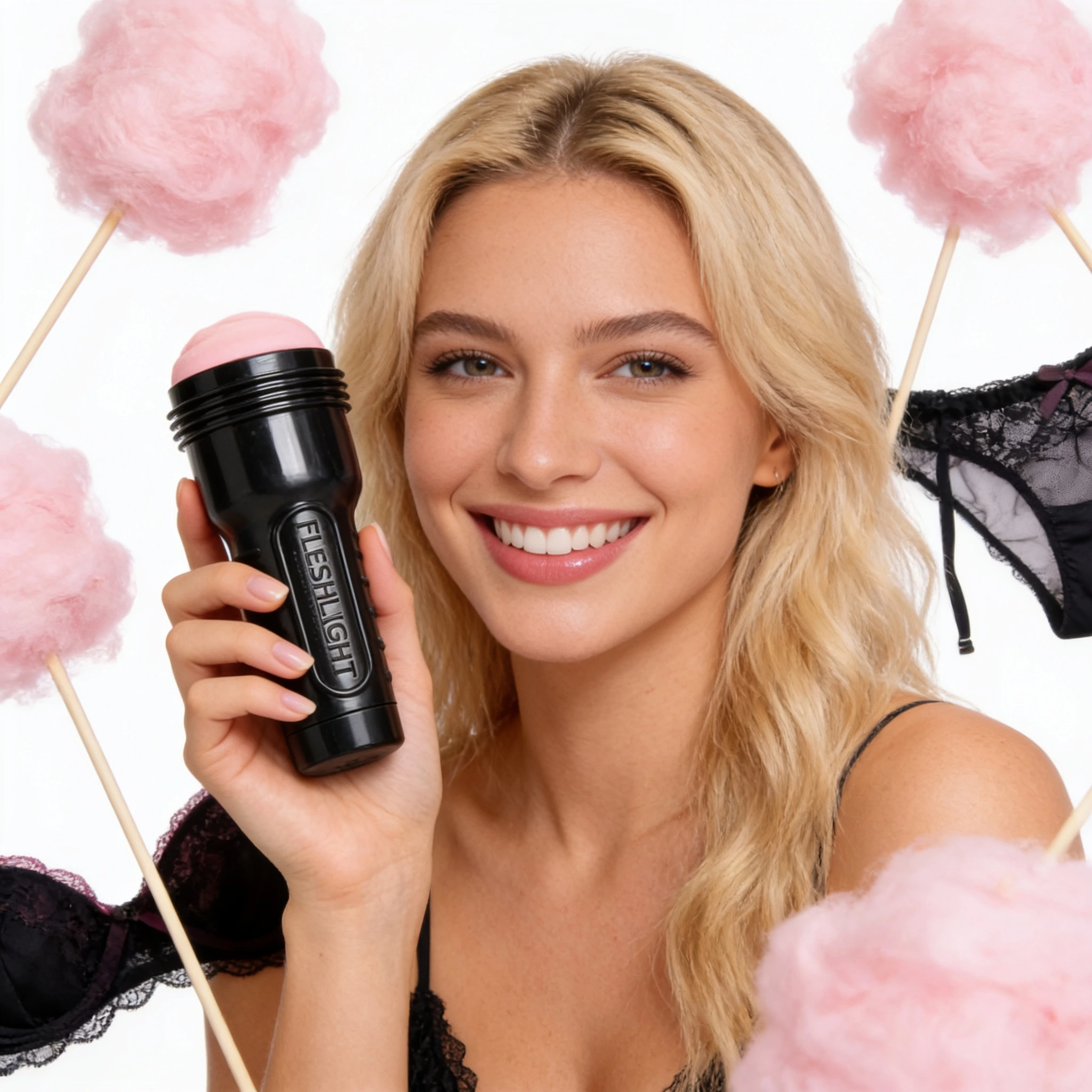 Fleshlight Pink Lady Vortex realistyczny masturbator męski ze spiralną teksturą