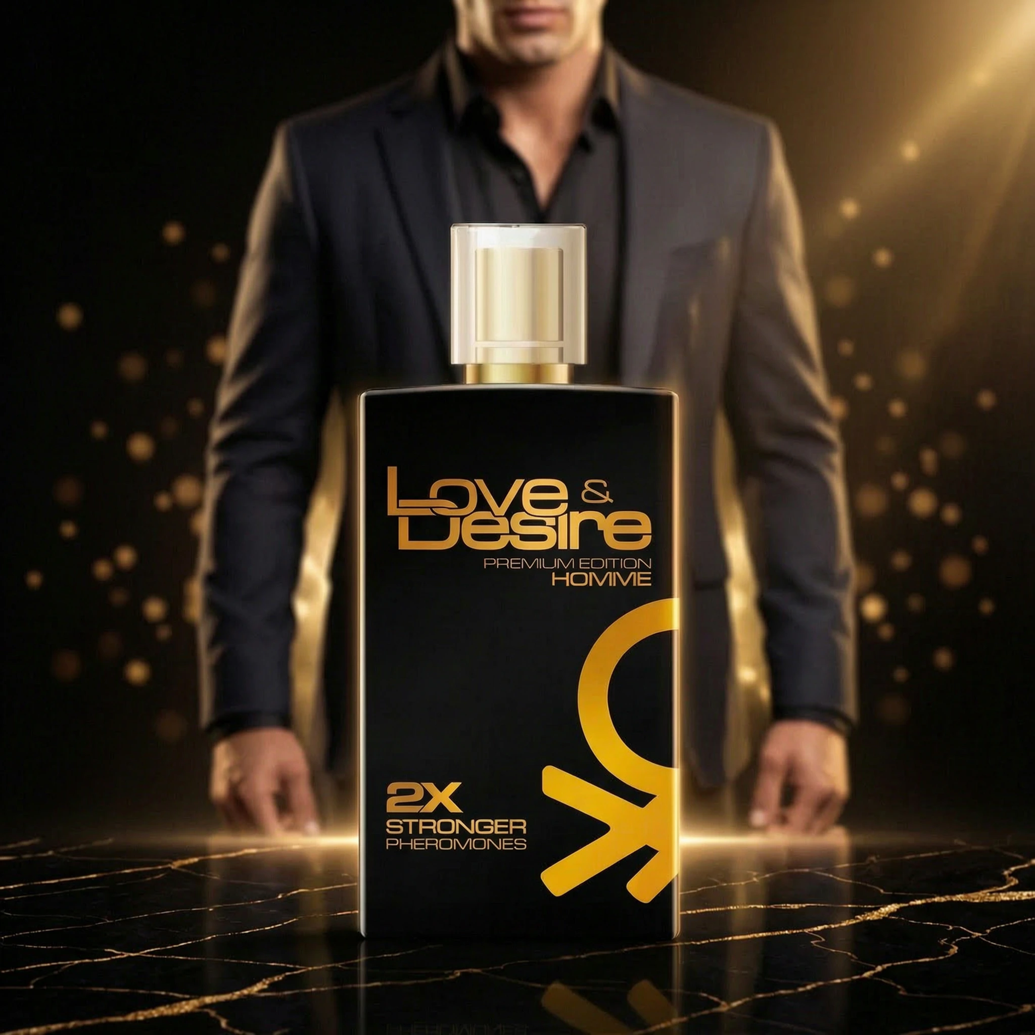 Love Desire Gold Men - feromony męskie, perfumy z feromonami