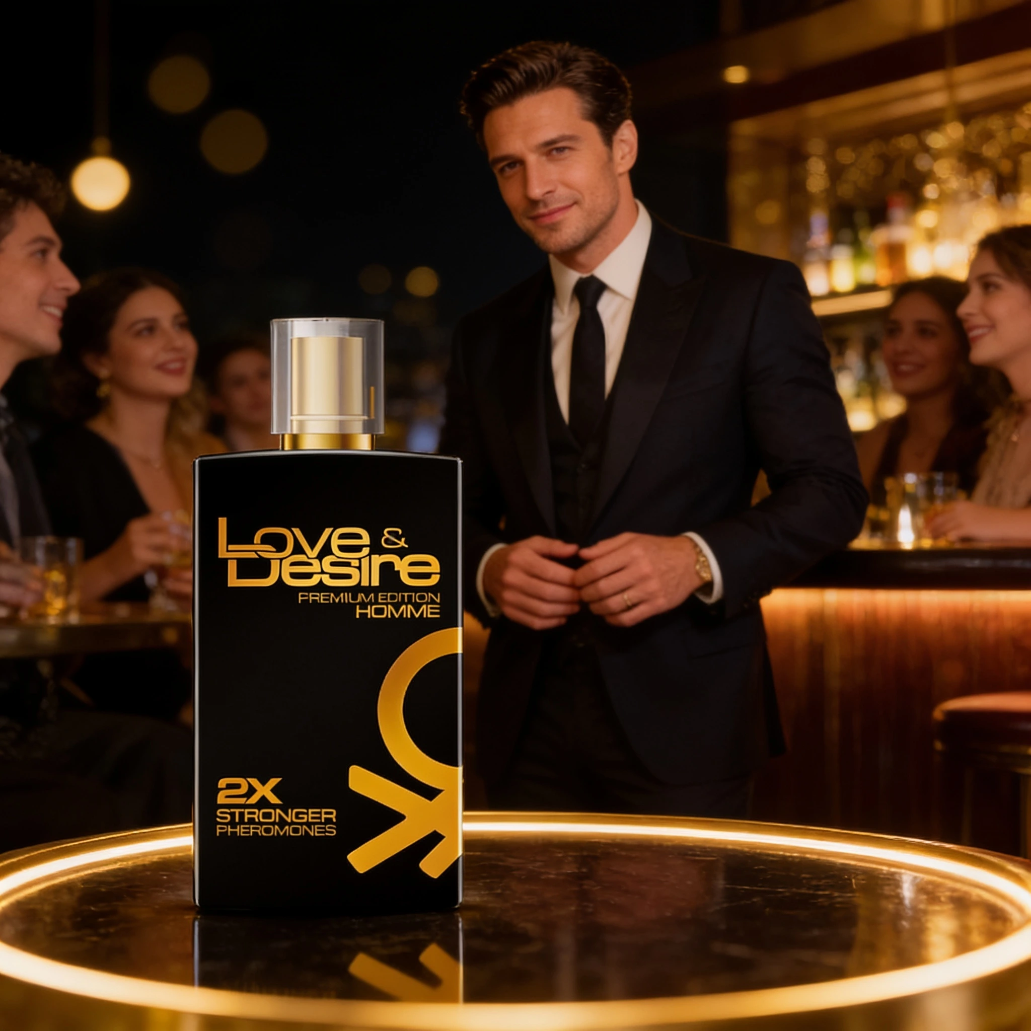 Love Desire Gold Men - feromony męskie, perfumy z feromonami